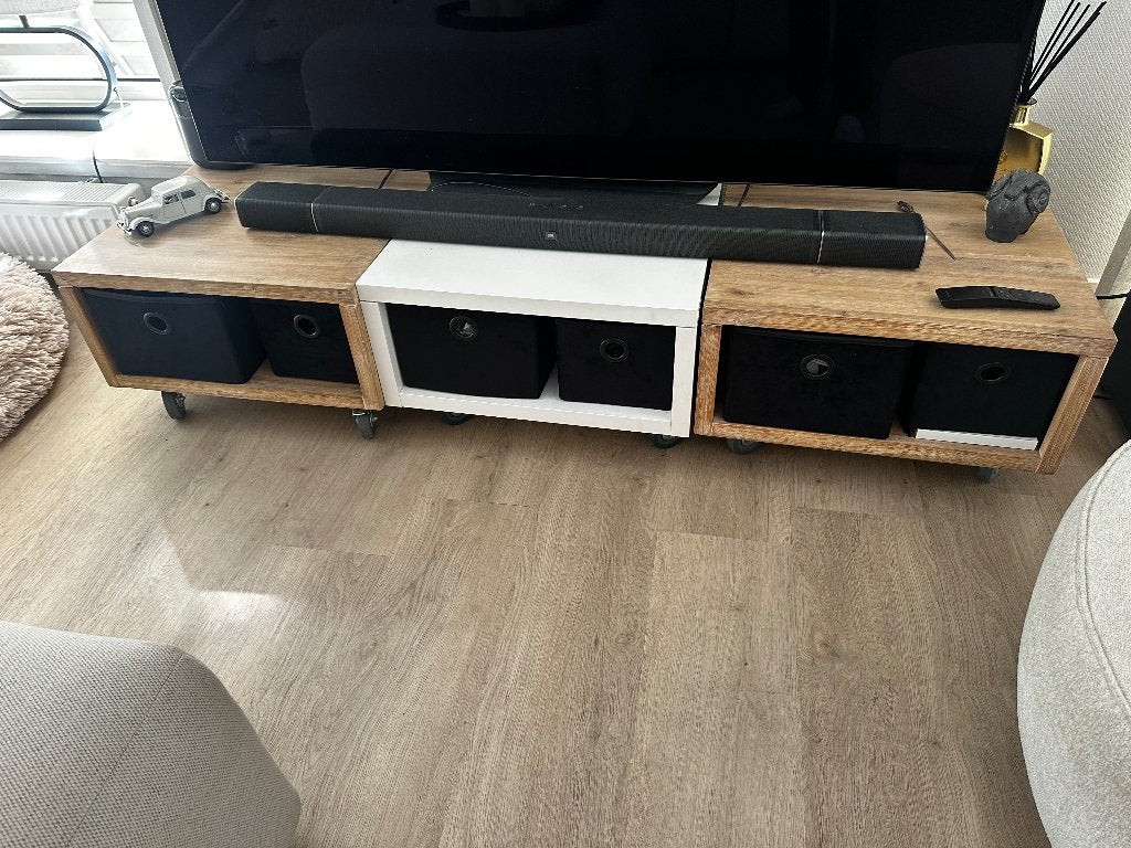 Xooon Bijzettafel TV kast, Ophalen, Minder dan 45 cm, Vierkant, 55 tot 75 cm