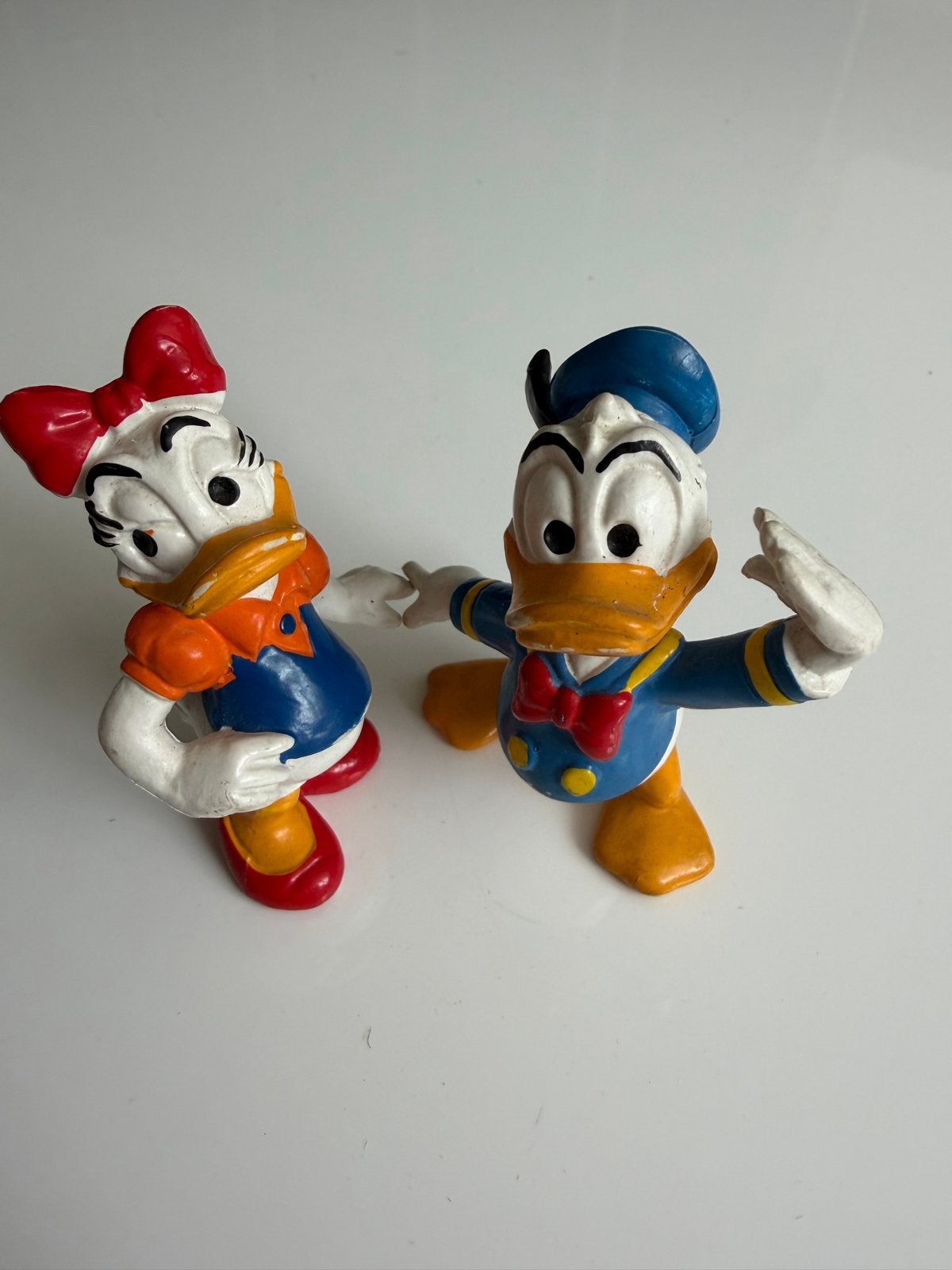 Disney Vintage Katrien en Donald Duck figuren, Bully Germany, Ophalen of Verzenden, Gebruikt