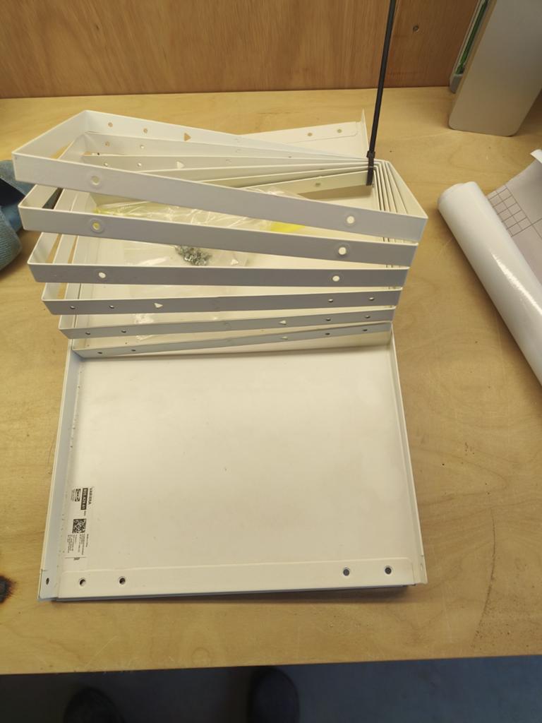 Ikea variera plankinzet, Zo goed als nieuw, Minder dan 100 cm, 25 tot 50 cm, 50 tot 100 cm