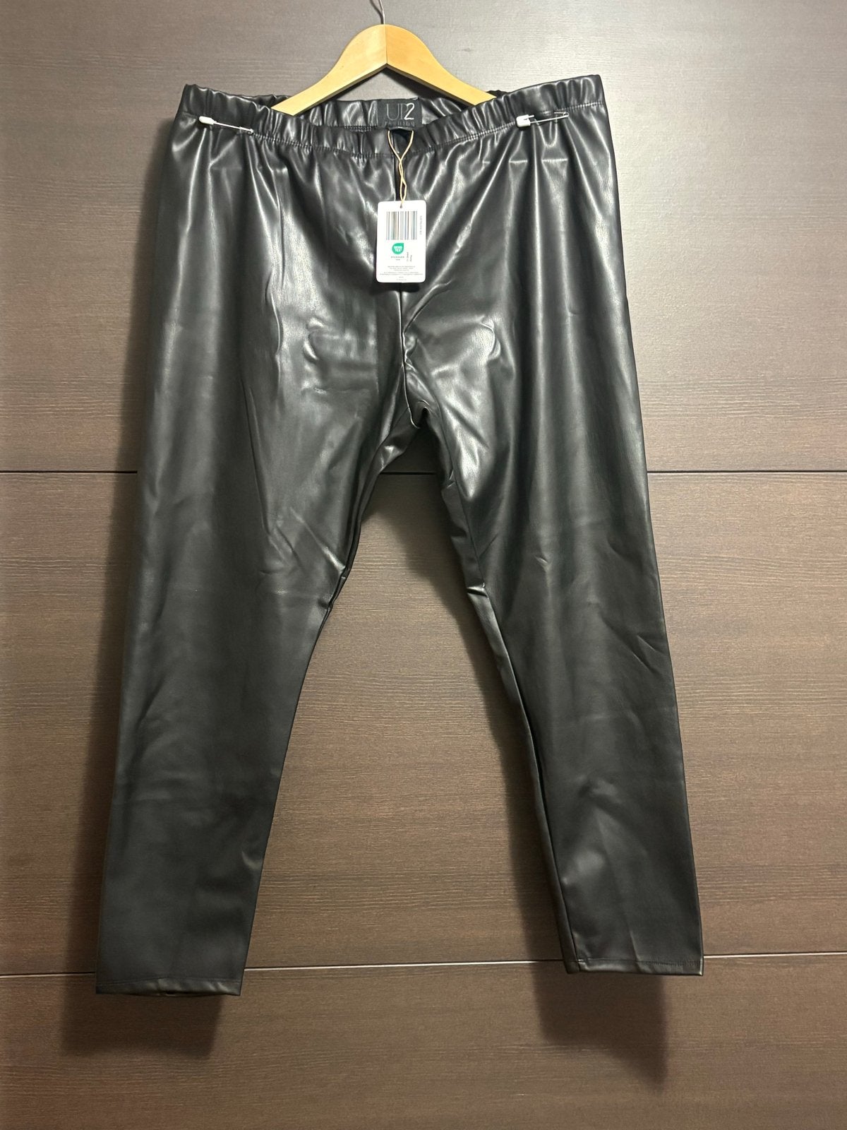 Zwarte PU Leren Legging - Maat XL, Zwart, Maat 46/48 (XL) of groter, Nieuw, Ophalen of Verzenden