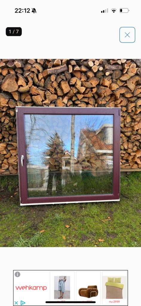 Kunststof kozijn gratis, Ophalen, Zo goed als nieuw