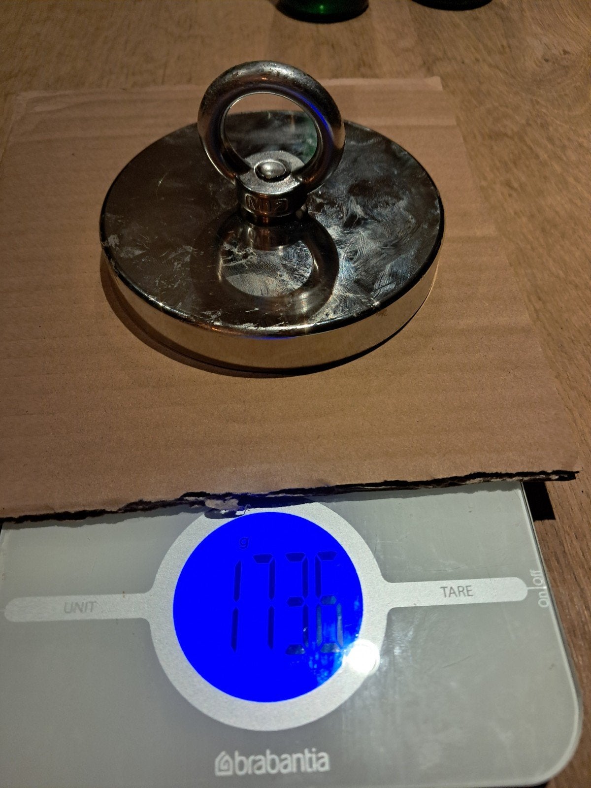 Vis magneet 1.7kg met trekkracht 1000-1400kg, Watersport en Boten, Ophalen of Verzenden, Nieuw, Molen