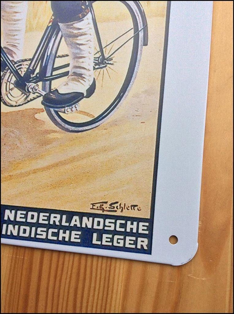 FONGERS KNIL Metalen Wandbord Leger nederlands indie, Verzenden, Landmacht, Nederland