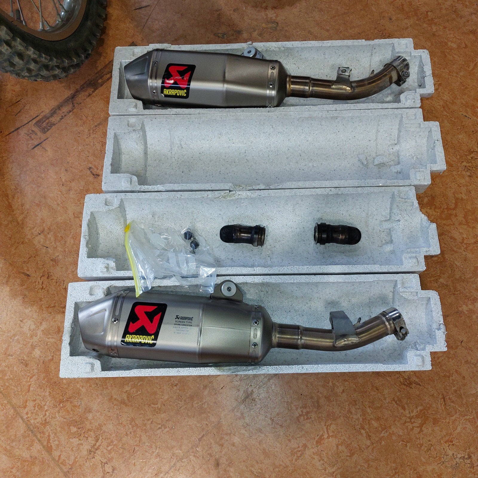 Akrapovic uitlaatdempers Honda CRF450 2017-2019, Motoren, Ophalen, Cmx, Cmx, Cmx