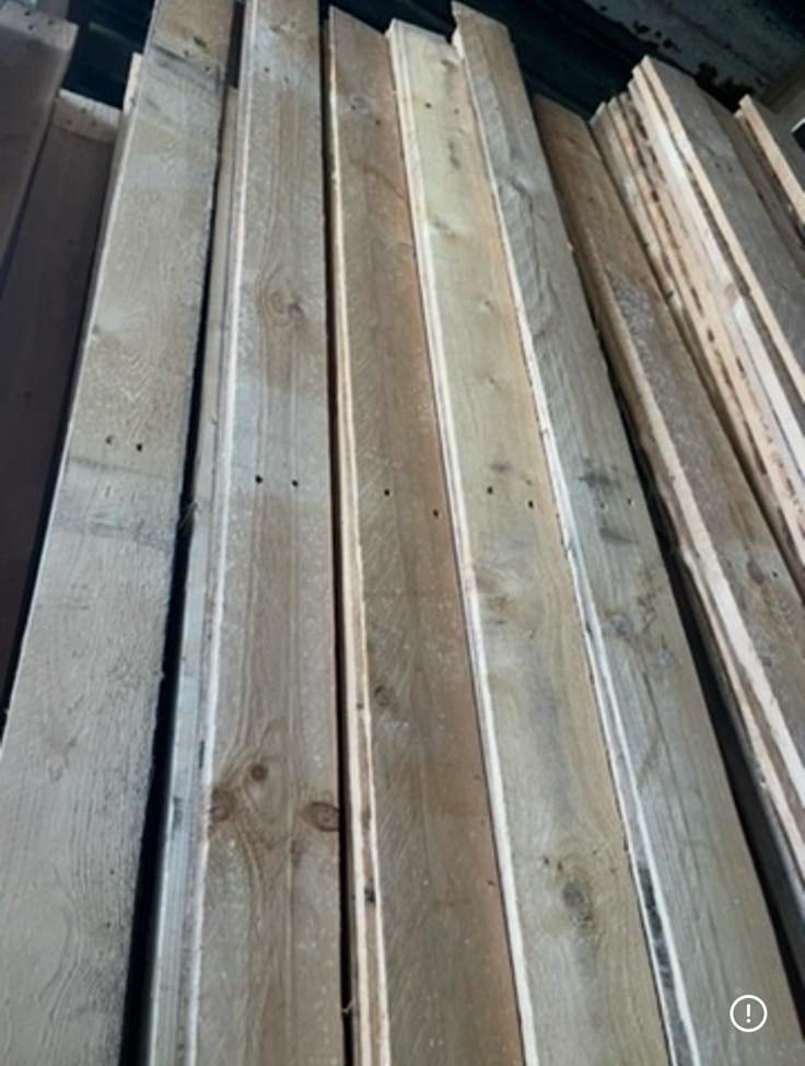 Sloophout, Doe-het-zelf en Verbouw, Minder dan 25 mm, Ophalen of Verzenden, Zo goed als nieuw, Plank