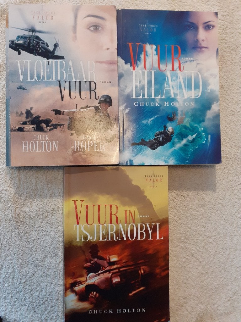 3 boeken Task Force Valor samen €12,50, Ophalen of Verzenden, 1945 tot heden, Zo goed als nieuw, Landmacht