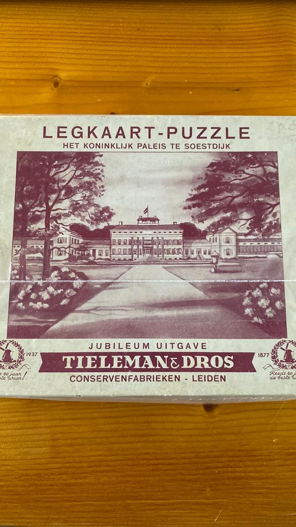 Vintage legkaart puzzel 1937, Ophalen of Verzenden, Minder dan 500 stukjes