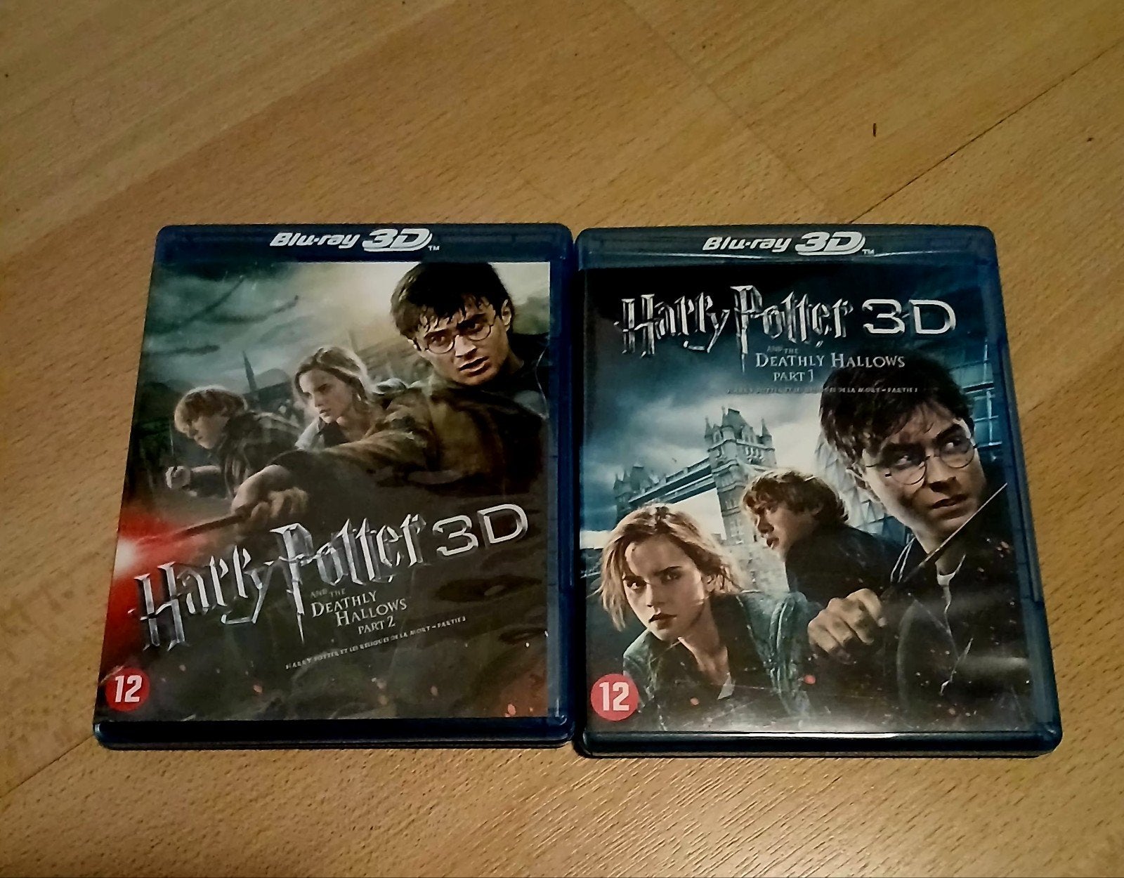 Harry Potter 3D Blu-ray: Deathly Hallows Part 1 & 2, Cd's en Dvd's, Blu-ray, Ophalen, Zo goed als nieuw, Science Fiction en Fantasy
