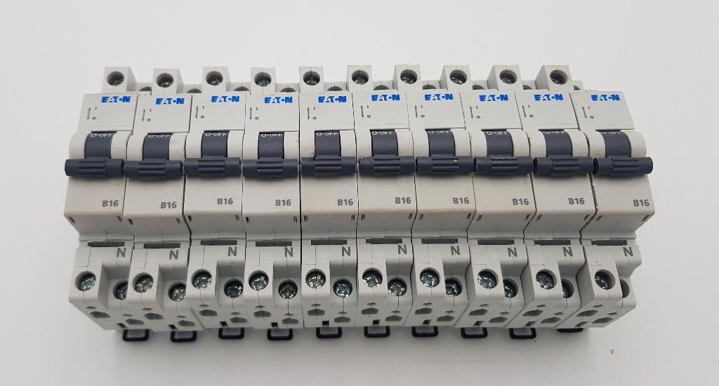 Eaton Groepenkast Automaat AT1NRB16/6 B16 2P (10x), Gebruikt, Onbekend, Ophalen of Verzenden, Eaton