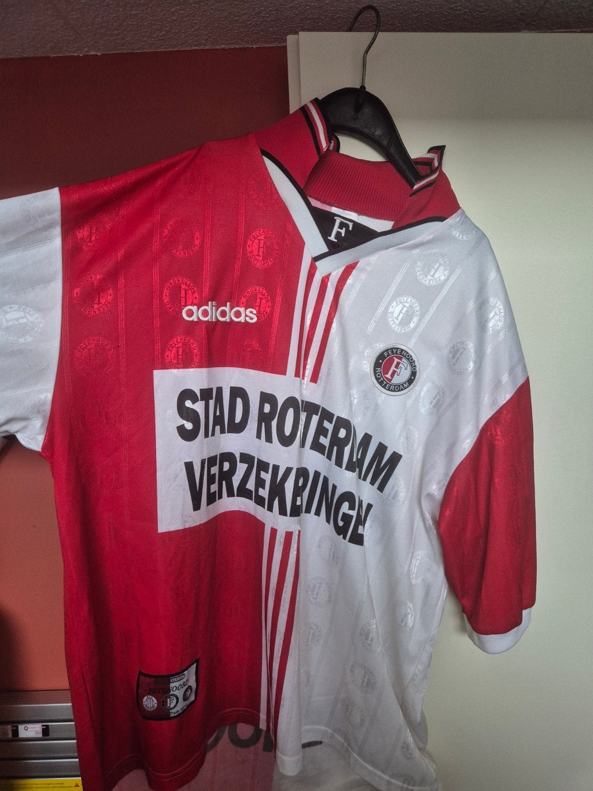Feyenoord thuisshirt 1997/1998 - Maat XXL - Zeer goede staat, Ophalen of Verzenden, Overige maten, Rood, Adidas