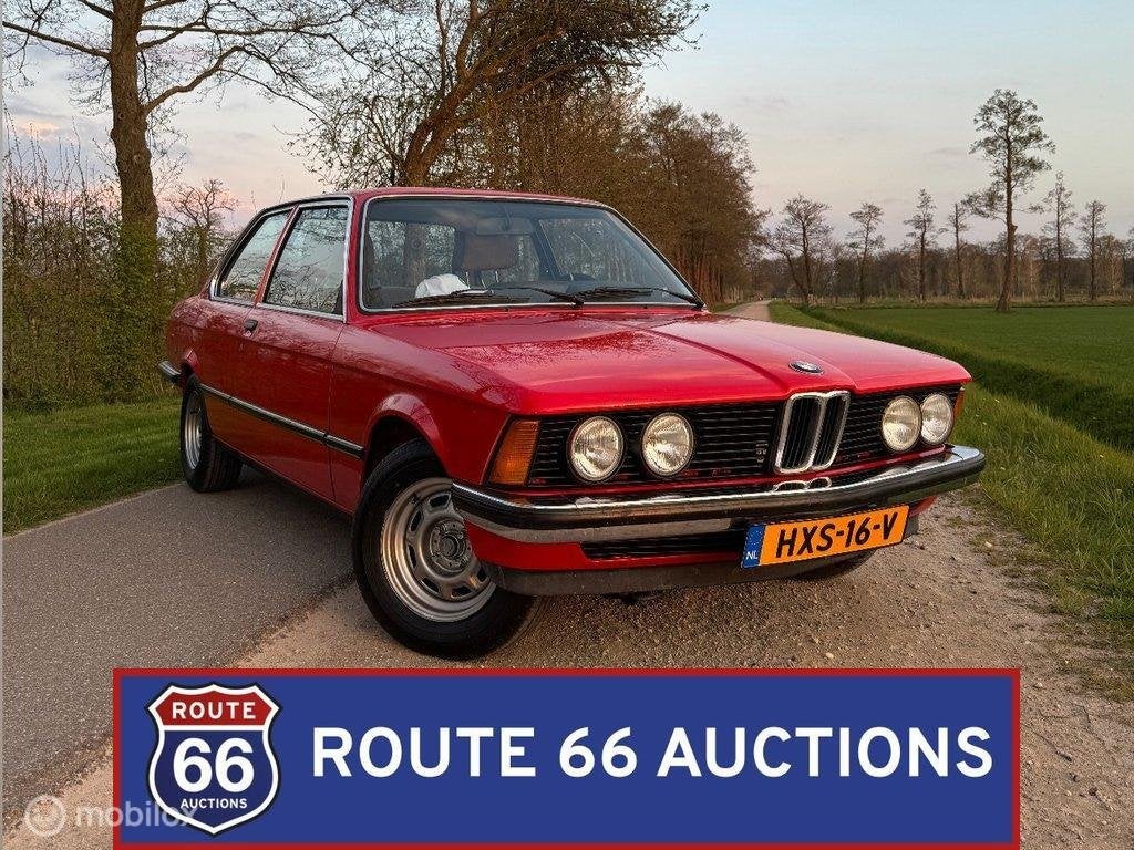 BMW 320 | 1978 | Route 66 Auctions, Auto's, Overige carrosserieën, Zwart, Bedrijf, Handgeschakeld