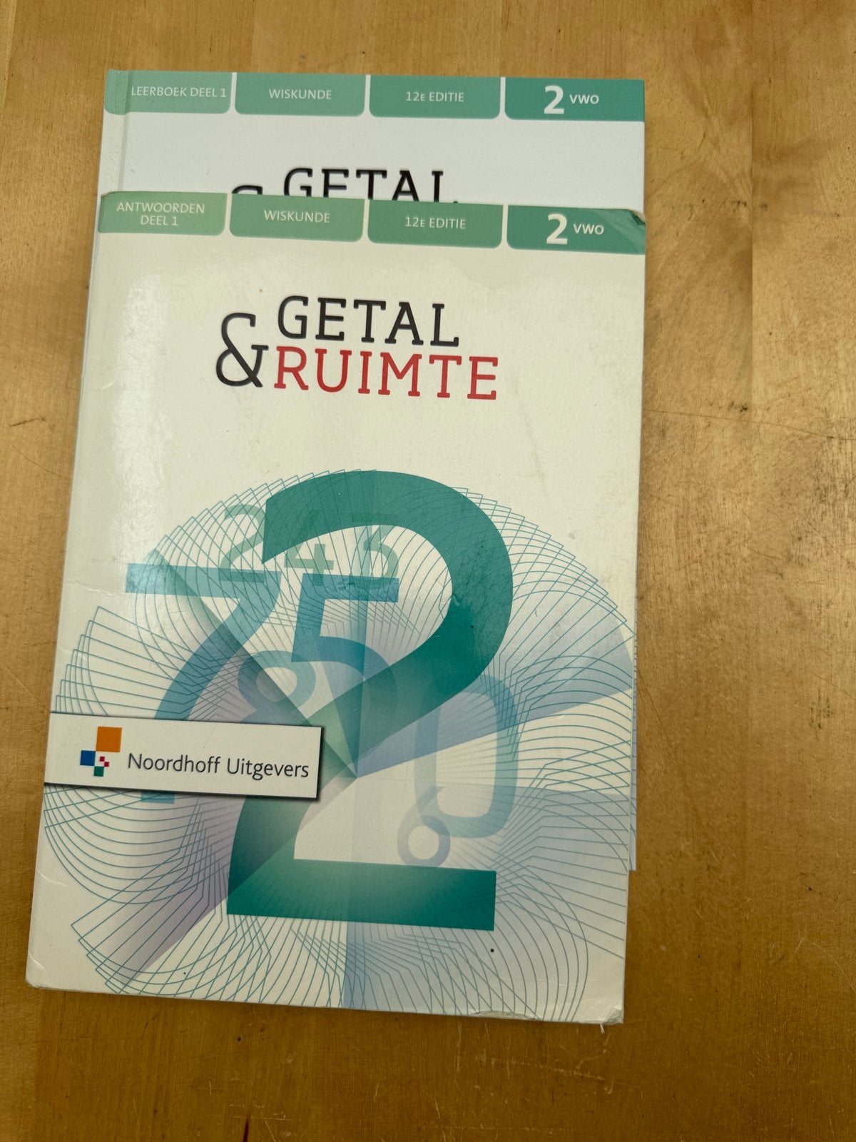 Getal & Ruimte Wiskunde VWO 2 - Leerboek & Antwoorden, Boeken, Ophalen of Verzenden, Zo goed als nieuw, VWO, Wiskunde A