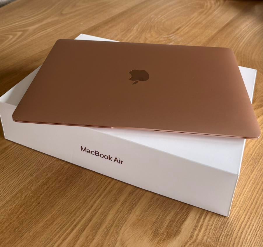 MacBook Air 2020 M1 – 8GB RAM – 256GB SSD (Roségoud), Computers en Software, Apple Macbooks, Ophalen, 256 GB, Qwerty, 8 GB