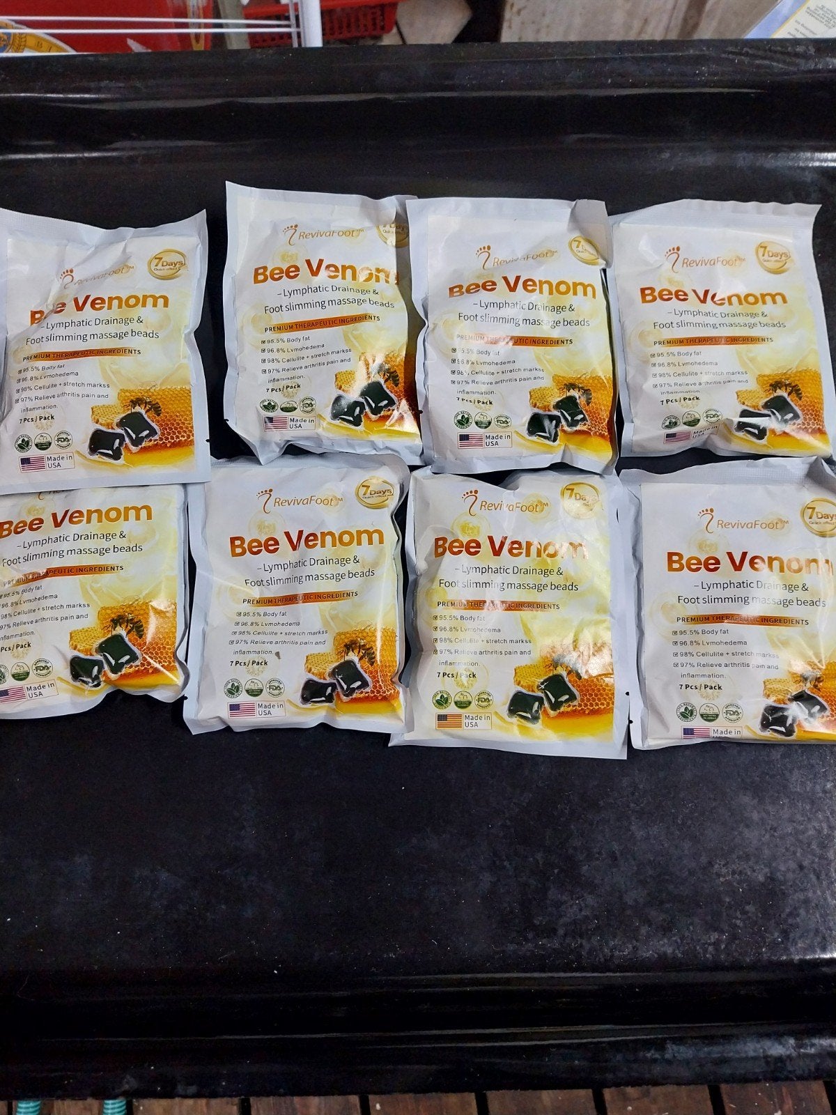 RevivaFoot Bee Venom Lymfatische Drainage Voetmassage Kralen, Ophalen of Verzenden, Nieuw, Overige typen