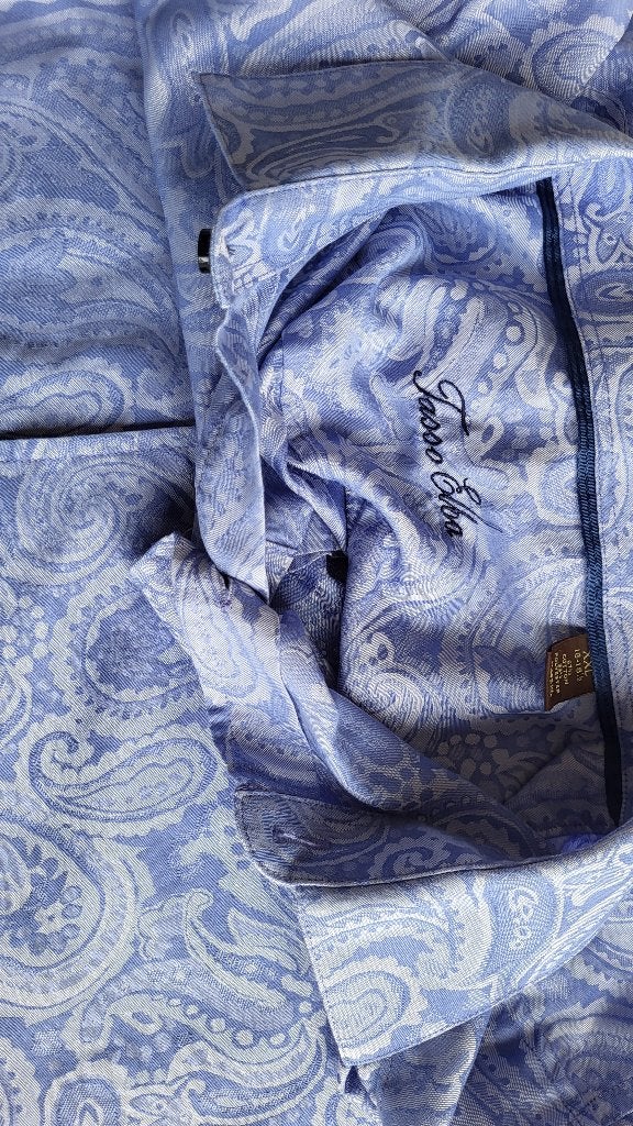 Prachtig Tasso Elba Paisley overhemd, Kleding | Heren, Overhemd, Tasso Elba Paisley, Zo goed als nieuw, Verzenden