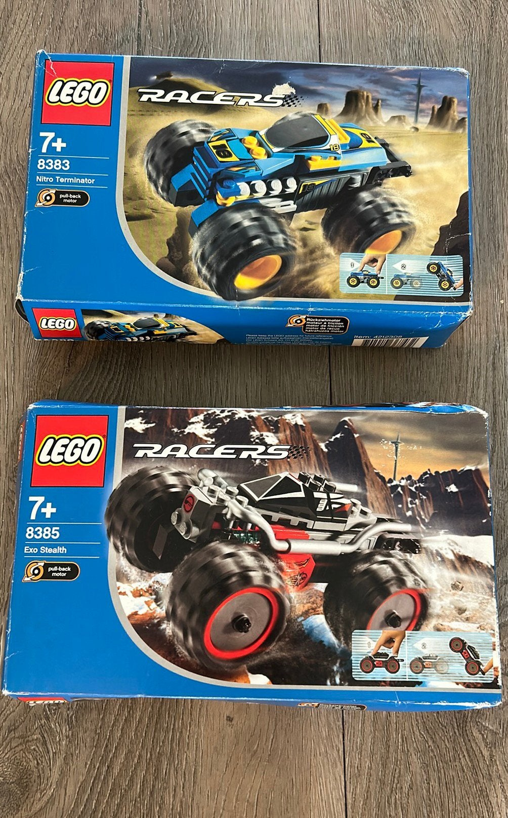 Lego racers 8383 en 8385, Lego, Ophalen of Verzenden, Zo goed als nieuw, Racers