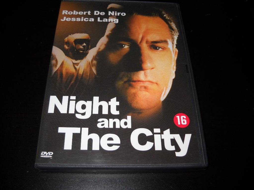 Night and the city met o.a. Robert De Niro, Jessica Lange!, Vanaf 16 jaar, Ophalen of Verzenden, Gebruikt, Overige genres