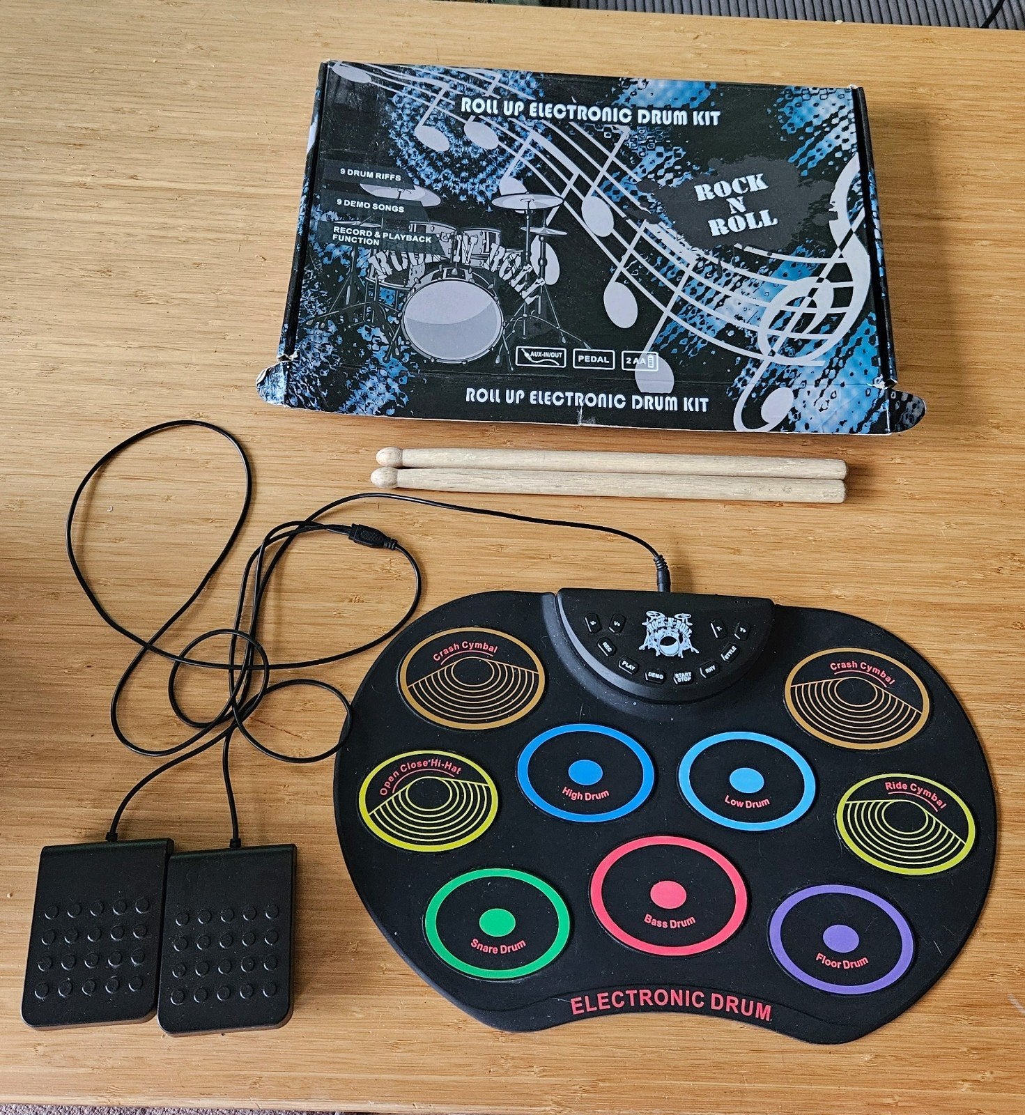 Oprolbare Elektronische Drumkit - Compact en Draagbaar, Ophalen of Verzenden, Zo goed als nieuw, Overige merken, Elektronisch