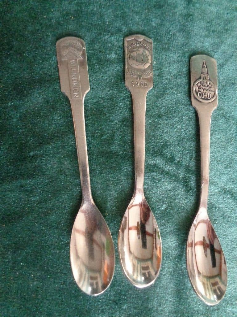 3 theelepels van gero zilmeta, Antiek en Kunst, Antiek | Bestek, Ophalen of Verzenden