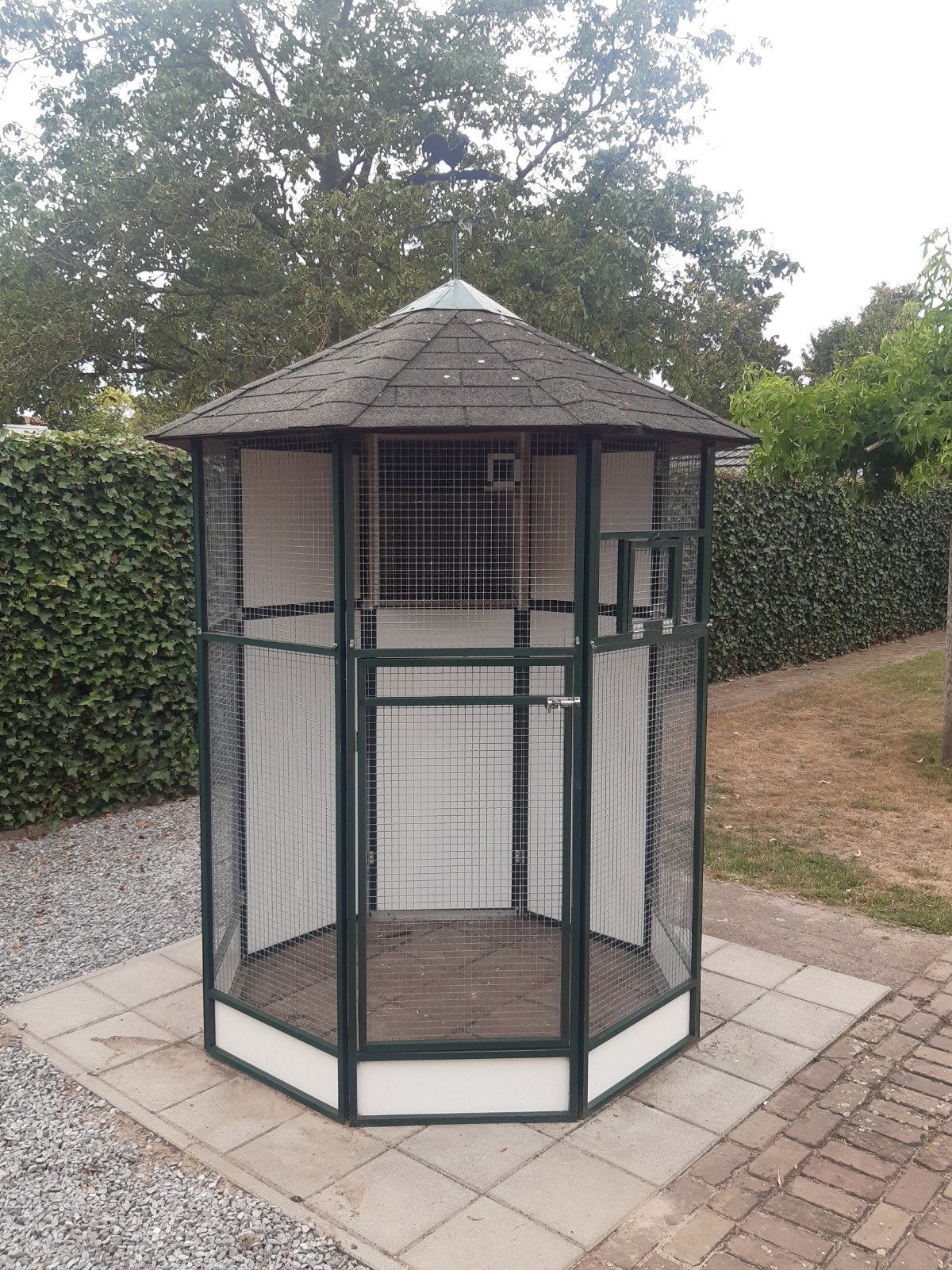 achthoek voliere, Ophalen, Aluminium, Volière