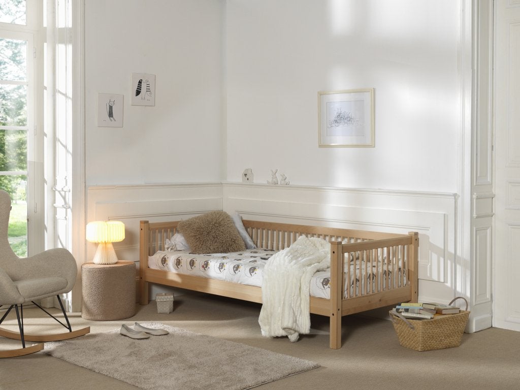 Forrest Beech kajuitbed - 90x200 -  Naturel beuken, Kinderen en Baby's, Niet ingevuld, Niet ingevuld, Niet ingevuld