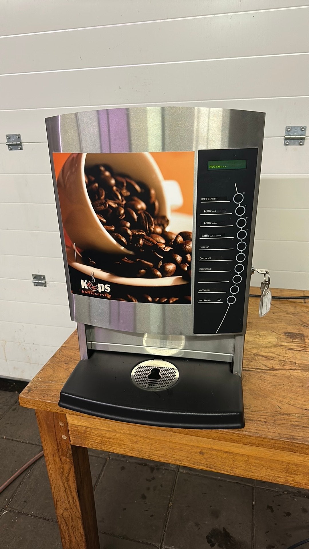 Animo optivend 4 instant koffie machine, Witgoed en Apparatuur, Koffiezetapparaten, Ophalen, .., 10 kopjes of meer, Koffiemachine