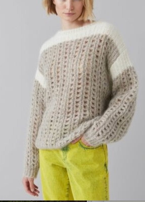 CLOSED prachtige trui mt S(M) alpaca/mohairmix ZGAN, Kleding | Dames, Truien en Vesten, Closed, Zo goed als nieuw, Maat 36 (S)