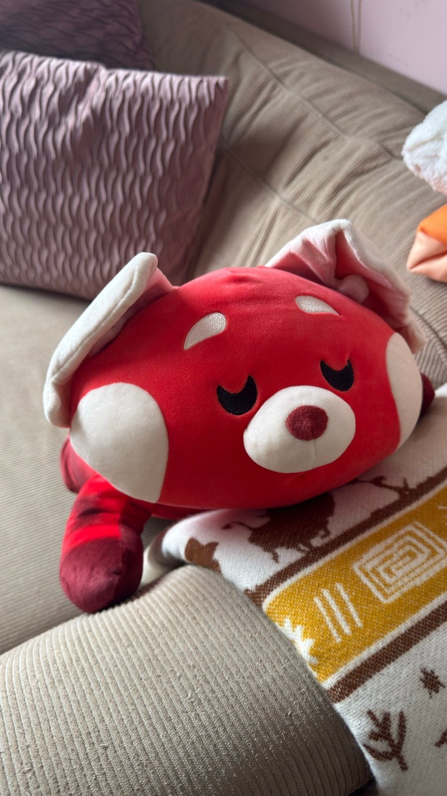 Disney Turning Red Mei Lee Rode Panda Knuffel, Ophalen, Disney, Overige typen, Zo goed als nieuw