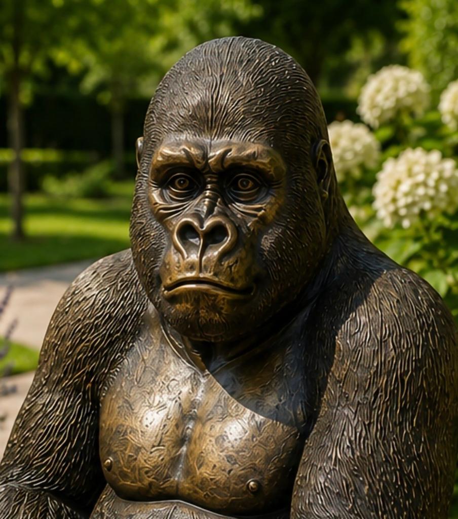 Super mooie gorilla aap, Tuin en Terras, Ophalen, Nieuw, Kunststof