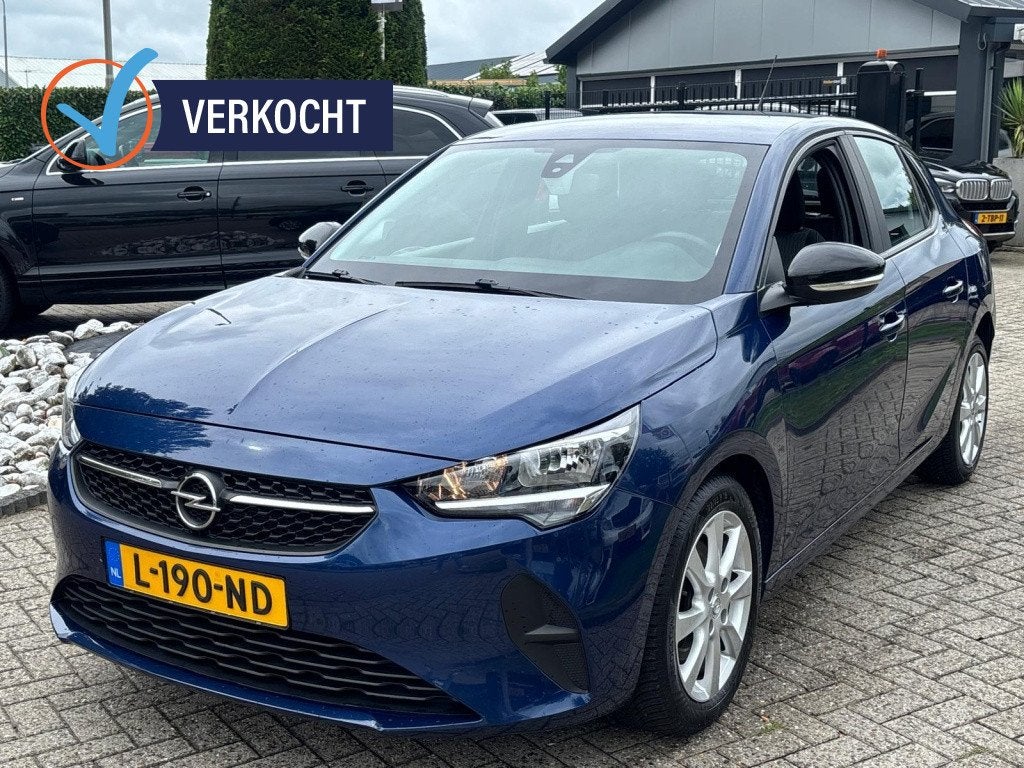 Opel Corsa 1.5 Diesel Edition 2021 5-Deurs Nieuw Model, Auto's, Stof, Gebruikt, Euro 6, Blauw