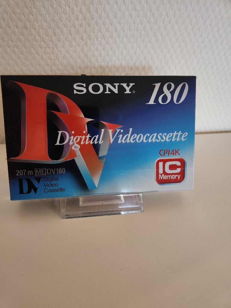 Sony 180 Digital Videocassette - Nieuw!, Ophalen of Verzenden, Nieuw, Videoband