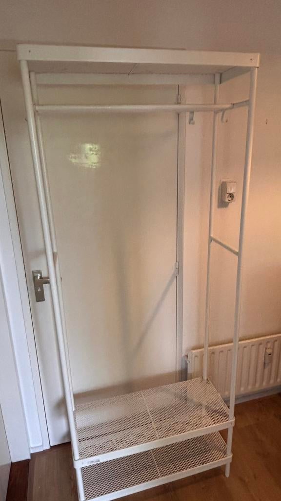 Witte ikea kapstok, Ophalen, Zo goed als nieuw, Staande kapstok, 150 tot 200 cm