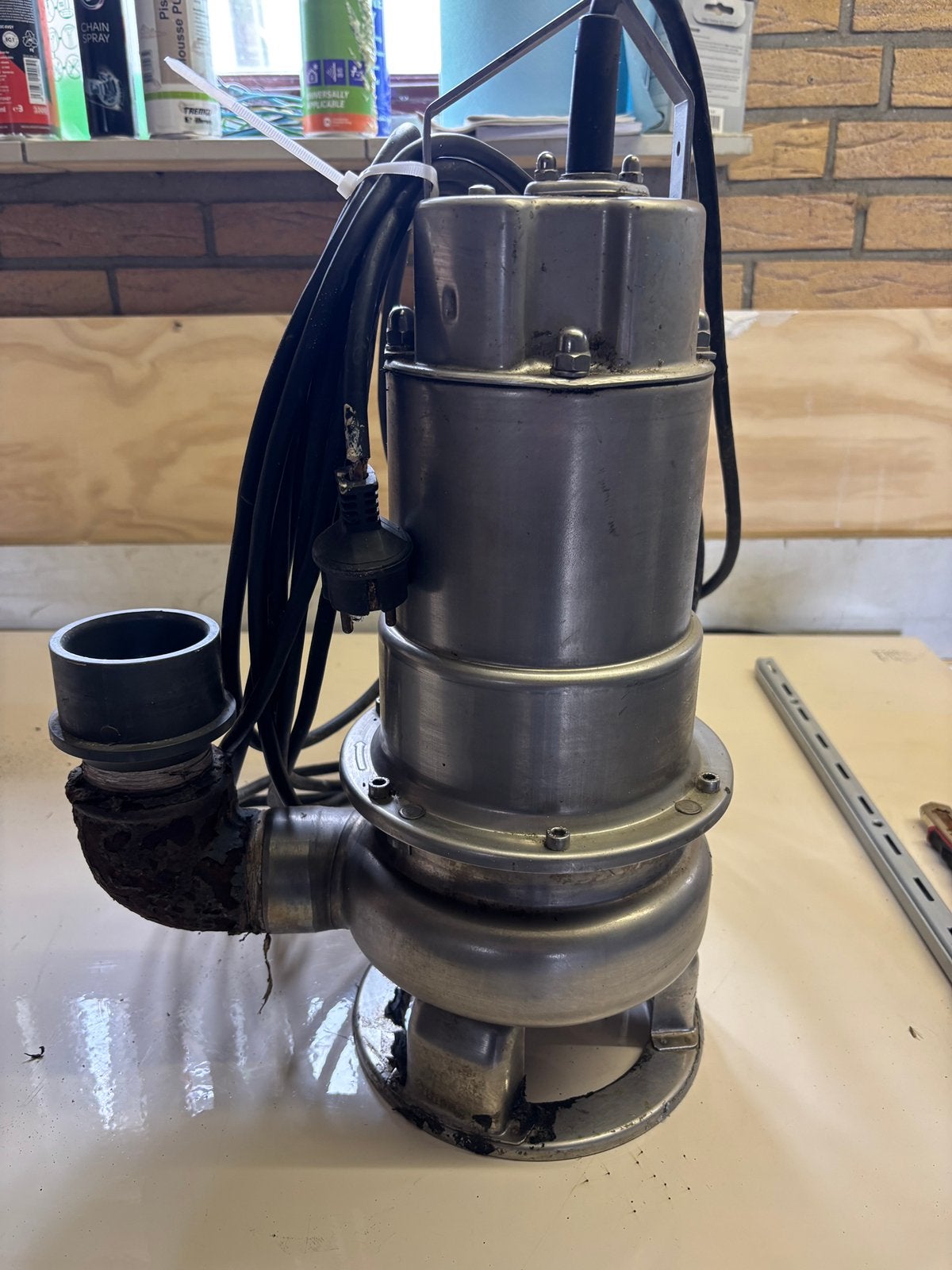 Ebara dompelpomp  rvs DW 75 M 0,55 kW 230 V, Ophalen, Zo goed als nieuw, Dompelpomp