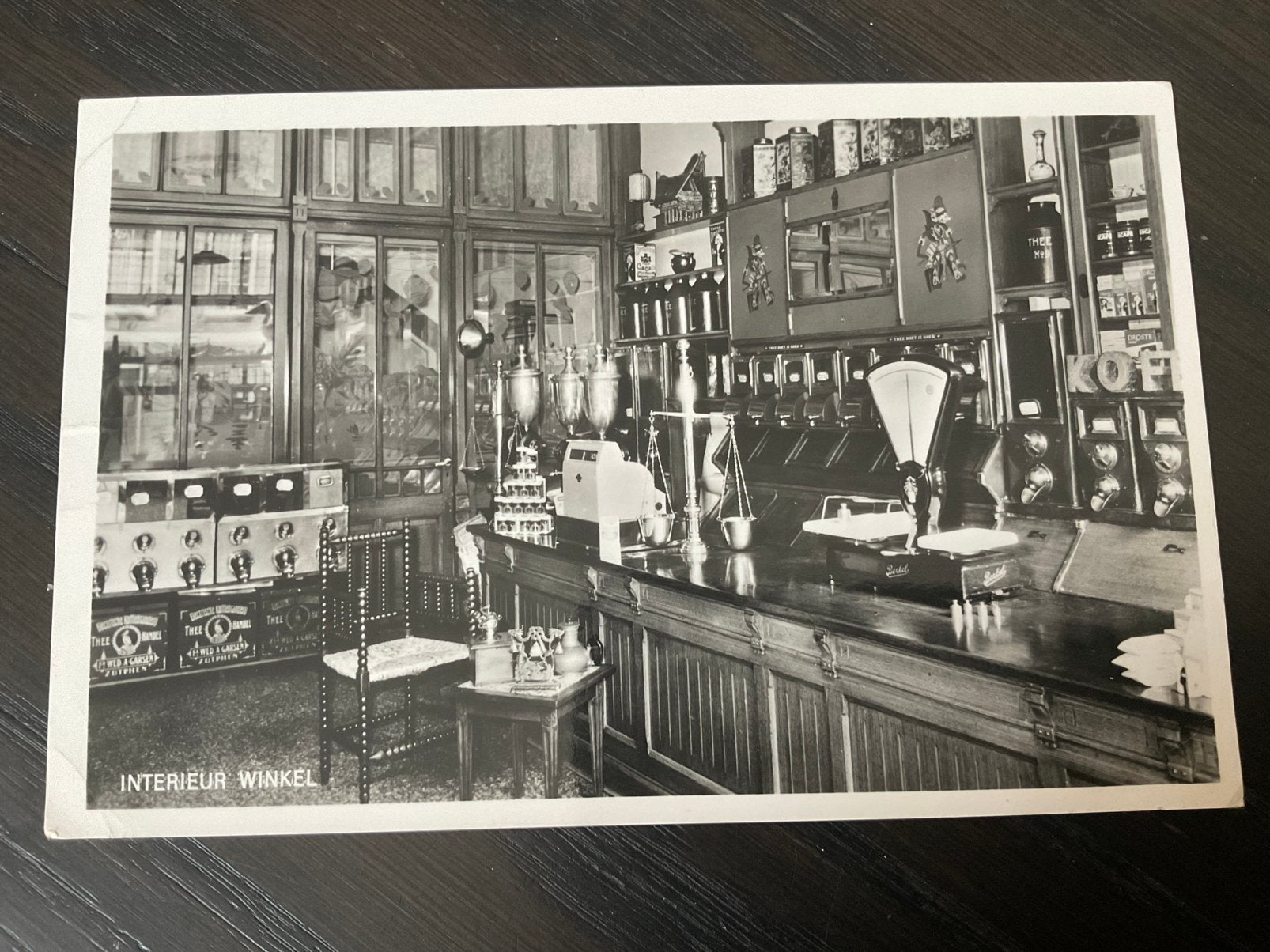 Zutphen,interieur winkel theehandel, Ophalen of Verzenden, Voor 1920, Gelderland