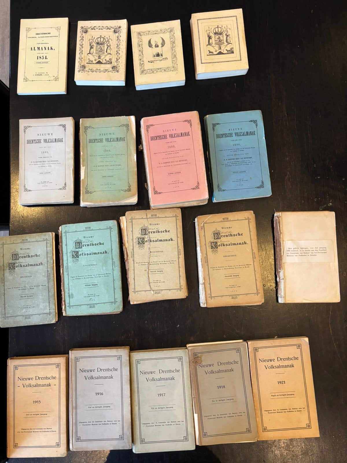 Nieuwe Drentsche Volksalmanakken, Ophalen of Verzenden, 19e eeuw, Gelezen, Diverse auteurs