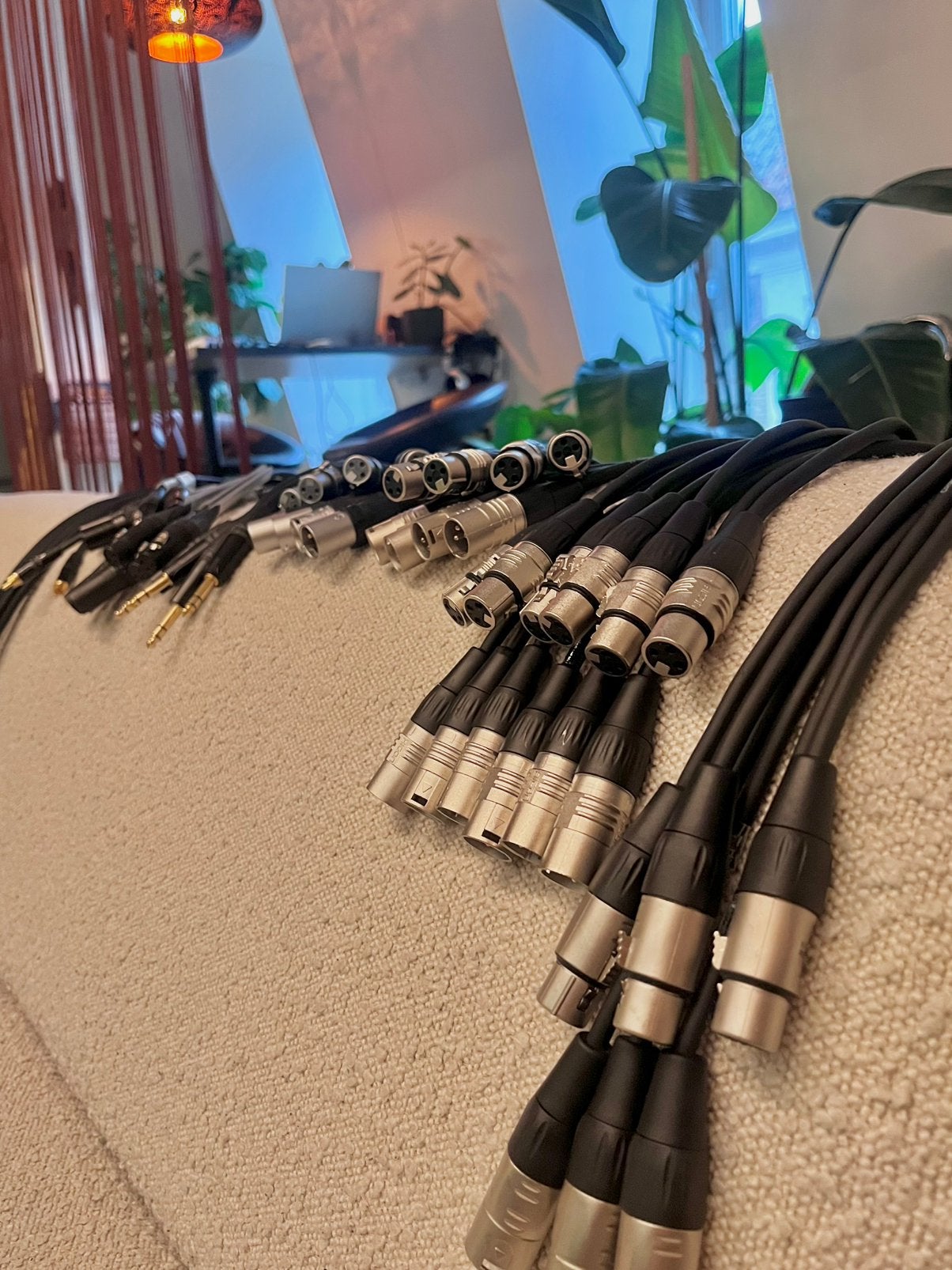 Diverse studio kabels XLR, AES, RCA, Toslink, Ophalen of Verzenden, Zo goed als nieuw, Minder dan 2 meter, Overige kabels