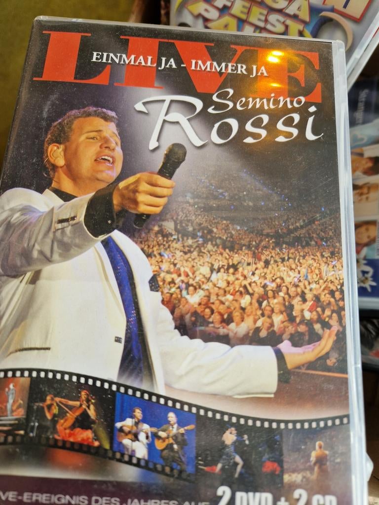 Semino Rossi - Einmal Ja - Immer Ja Live (2 DVD + 2 CD), Cd's en Dvd's, Cd's | Schlagers, Zo goed als nieuw, Boxset, Ophalen of Verzenden