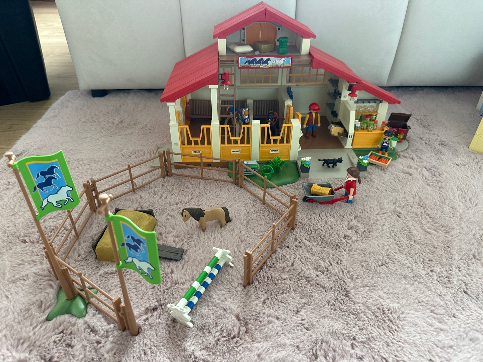 Playmobil 4190 Grote Manege met Paarden en Accessoires, Ophalen, Gebruikt, Gebouw, Complete set