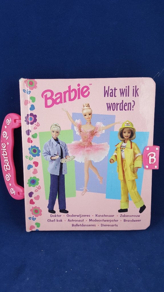 Boekje Barbie, Wat wil ik worden? Mattel 1999. 5B6, Ophalen of Verzenden, Gelezen, Fictie algemeen