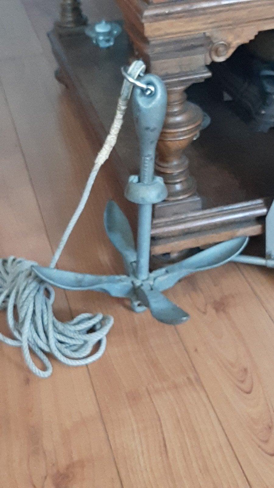 Klapanker en aluminium anker,3,5 kg inclusief touw, Ophalen of Verzenden, Overige typen