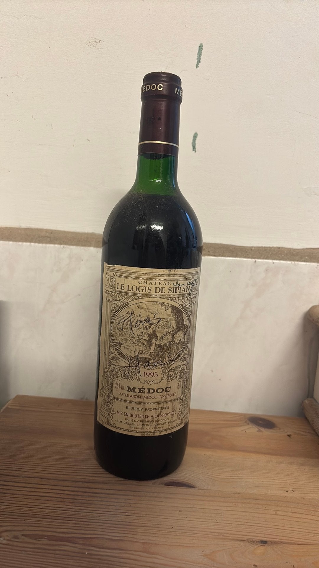 Medoc 1995, Ophalen