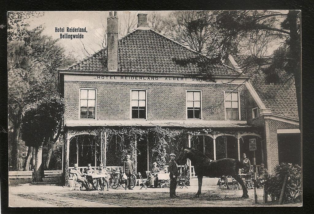 Bellingwolde, Hotel Reiderland, Ophalen of Verzenden, 1940 tot 1960, Ongelopen, Groningen