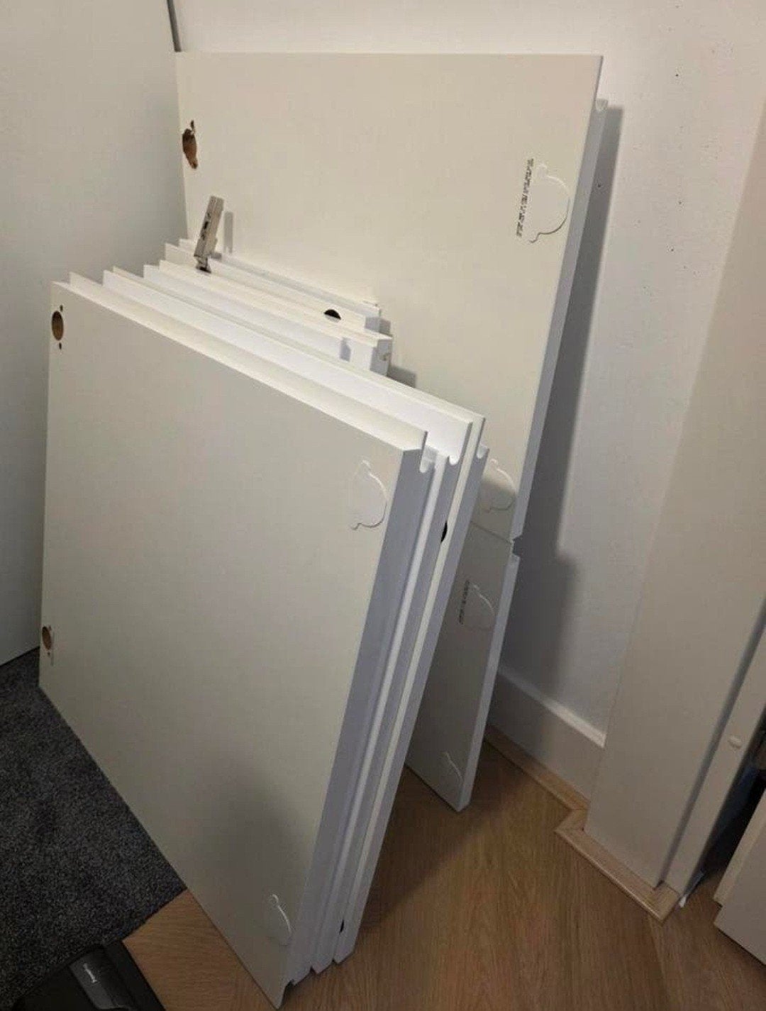 Ikea deuren Voxtorp frontjes hoogglans wit keuken, Ophalen, Minder dan 60 cm, Radiator