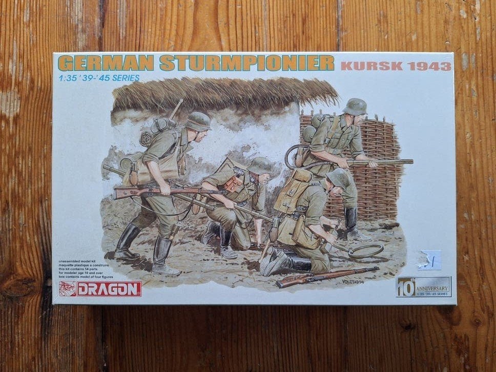 Dragon German Sturmpionier Kursk 1943 - Modelbouw Figuren, Ophalen of Verzenden