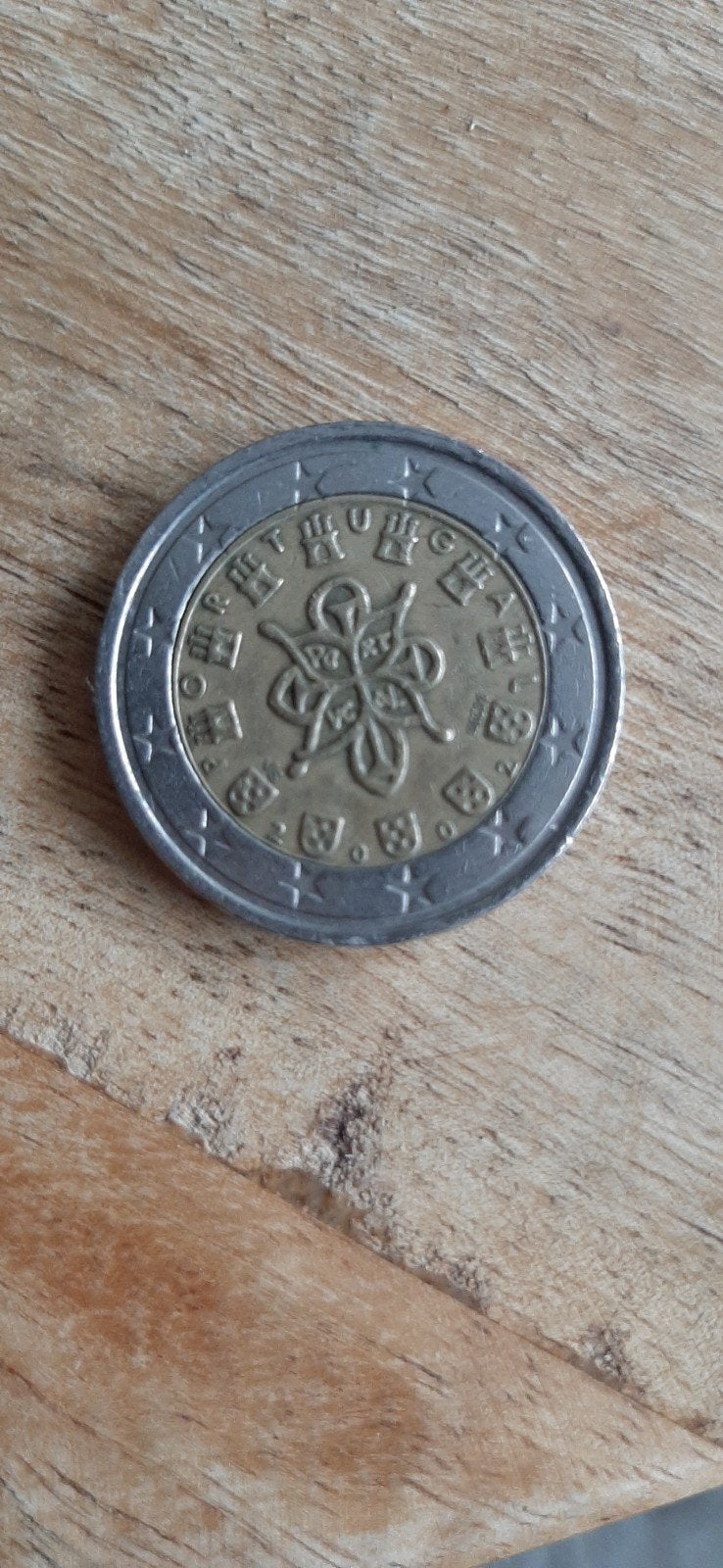 2 Euro munt Portugal 2002, Postzegels en Munten, Munten | Europa | Euromunten, Ophalen of Verzenden, Portugal, 2 euro, Losse munt
