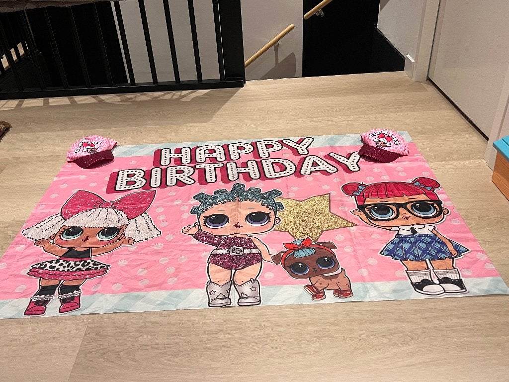 L.O.L spanddoek, Ophalen of Verzenden, Nieuw, Versiering, Verjaardag