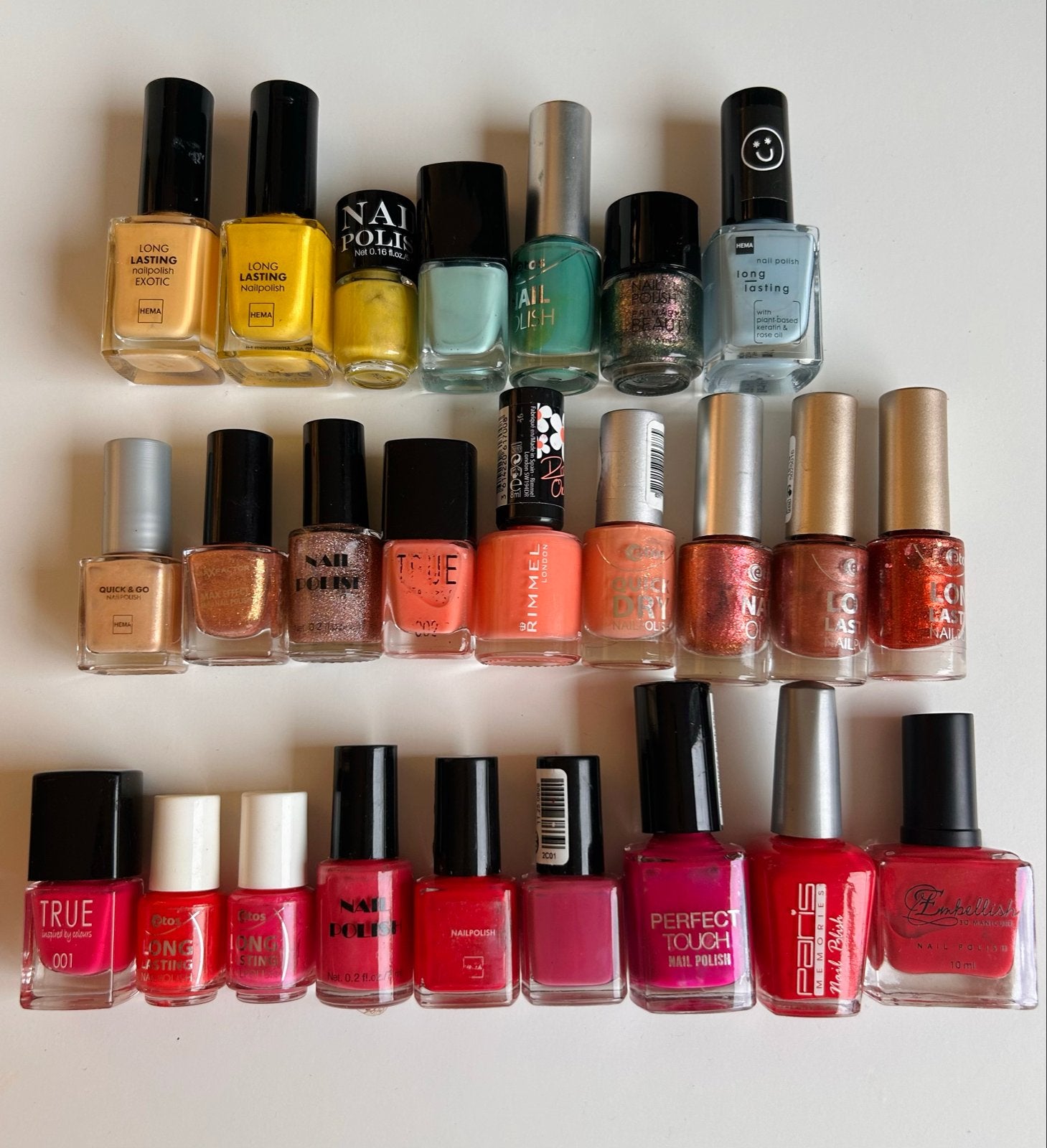 Nagellak Nailpolish 25 | Lot verschillende kleuren, Sieraden, Tassen en Uiterlijk, Uiterlijk | Cosmetica en Make-up, Zo goed als nieuw