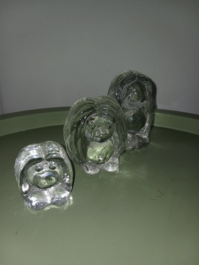 Glazen trollen van Bergdala Glasbruk - Scandinavisch design, Verzamelen, Verzenden, Zo goed als nieuw, Fantasy