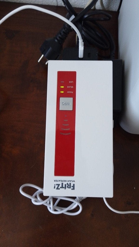 AVM FRITZ!WLAN Repeater 1750E, Verzenden, Zo goed als nieuw, AVM FRITZ!