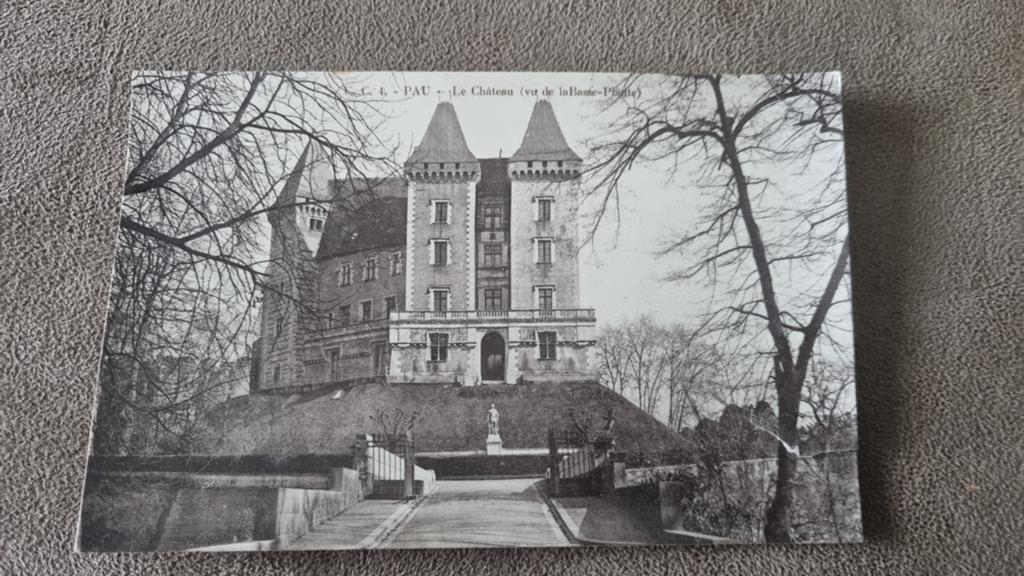 Pau - Le Château (vu de la Basse-Plante), Ophalen of Verzenden, Voor 1920, Gelopen, Frankrijk